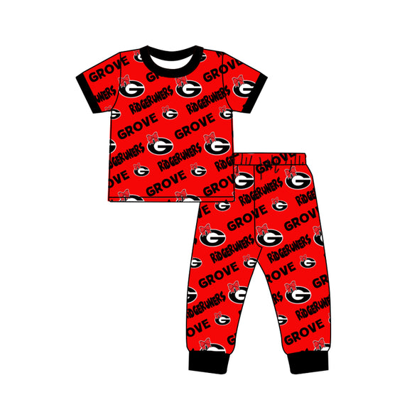 close time: May 19 custom style no moq Georgia red pajamas