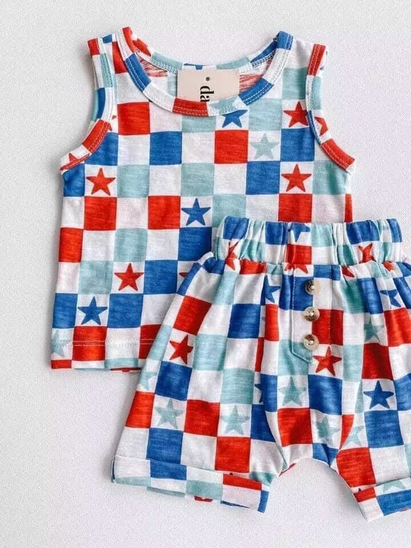 close time: May 25 custom style no moq 4th of July girl outfits