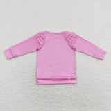 GT0425-- love pink short sleeve top