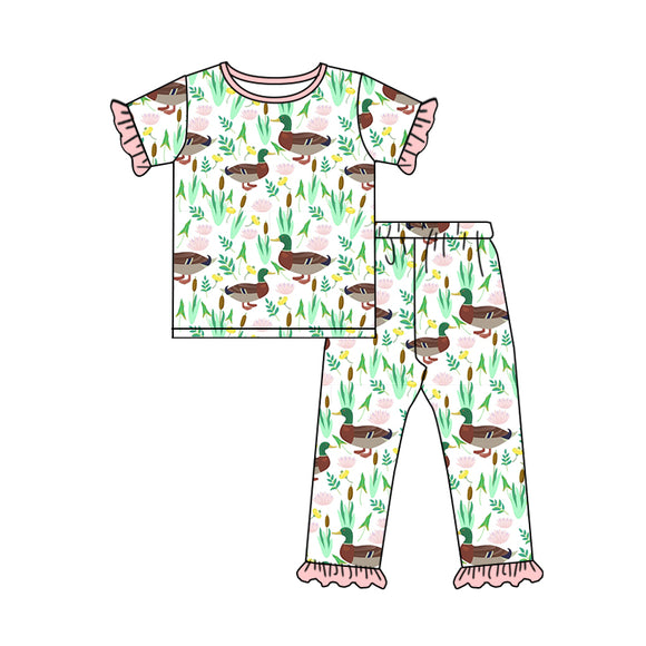 GSPO1252---pre order duck short sleeve girls outfits
