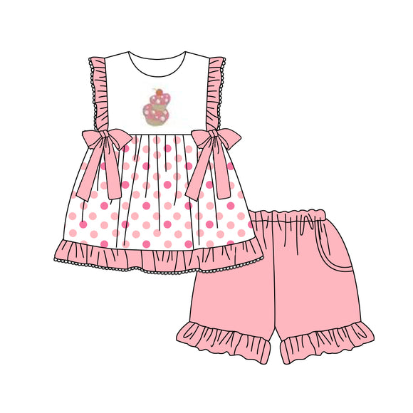 GSSO0553--pre order summer pink girls outfits