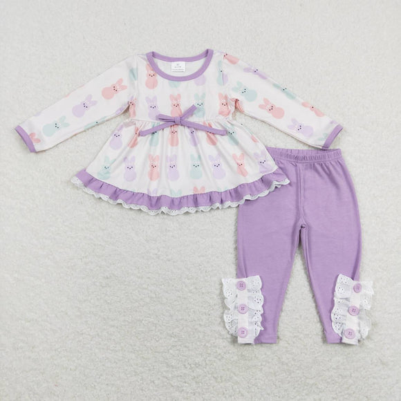 GLP1078--- Easter rabbit purple girl outfits
