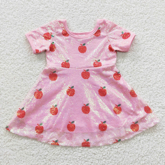 Sequin pink strawberry dress