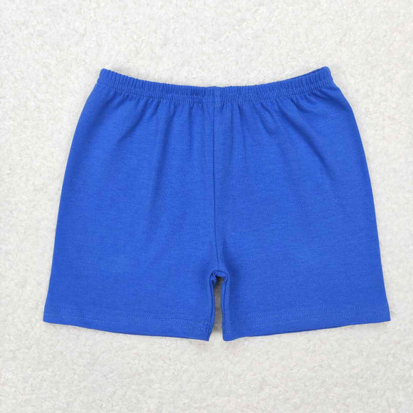 Blue cotton pockets baby boy summer shorts