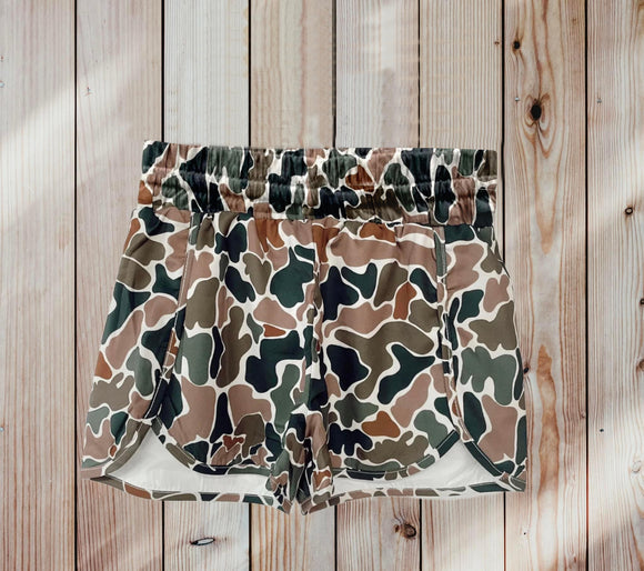 SS0355--pre order adult CAMO shorts