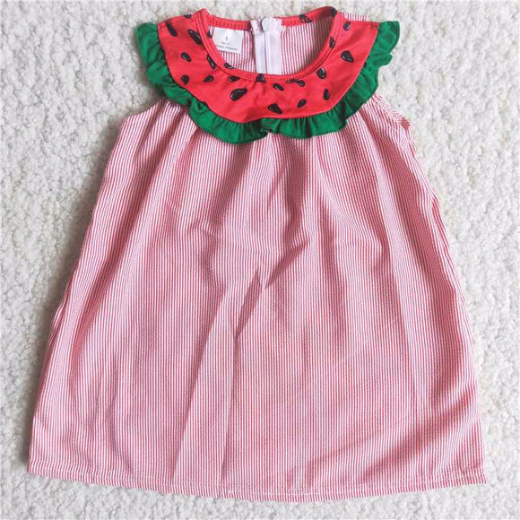 summer watermelon print dress