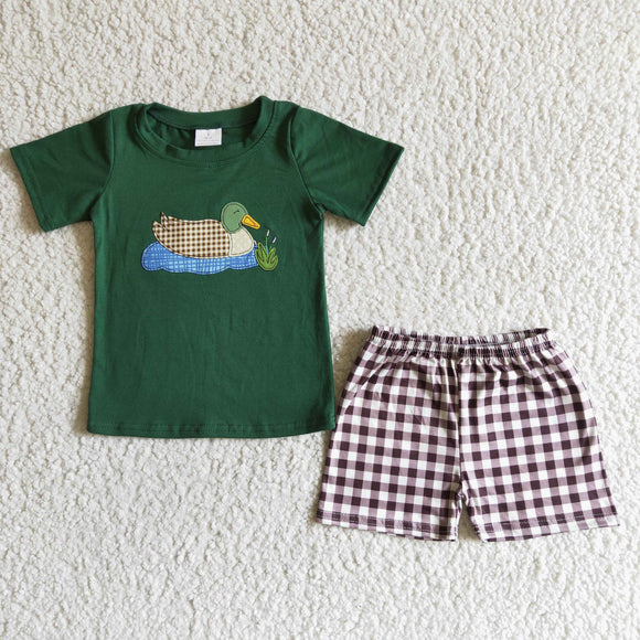 Embroidery duck print Summer outfits