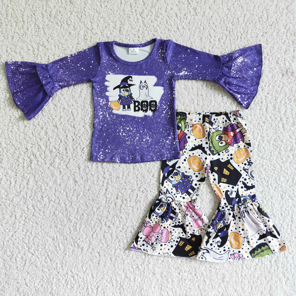 purple cartoon purple girl clothing