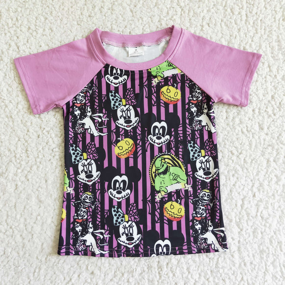 Halloween purple cartoon mouse shirts