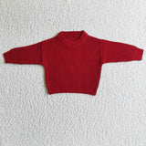 red girl sweater