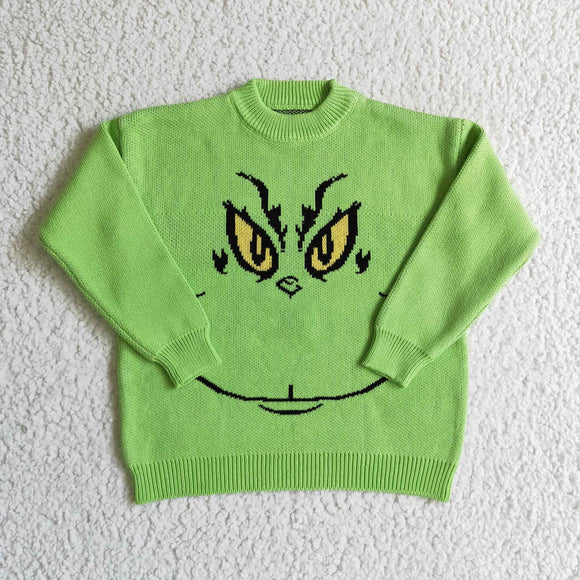 pre order Christmas green girl sweater