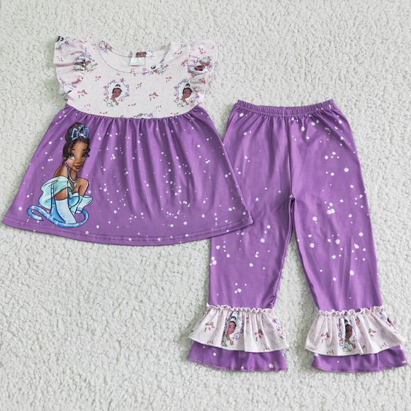 precartoon purple cute girl outfits
