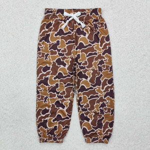 P0669 hunting dog camo kids pants