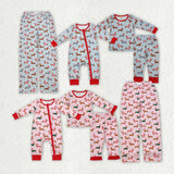 Christmas dog adult and kids pajamas