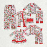 Christmas cup gingerbread adult and kids pajamas