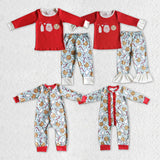 Christmas Milk biscuit kids pajamas