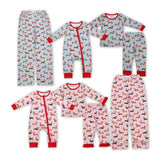 Christmas dog adult and kids pajamas