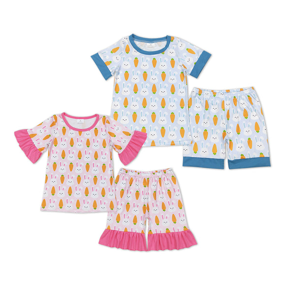 Matching Easter boys and girls pajamas