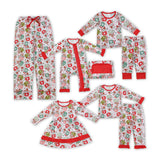 Christmas cup gingerbread adult and kids pajamas