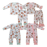 Christmas Santa Milk biscuit  kids pajamas