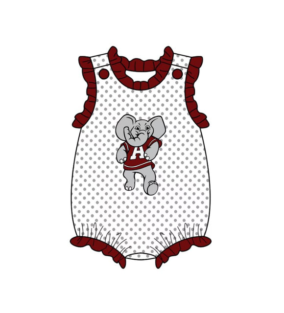 moq 3 custom style   Alabama girls bubble