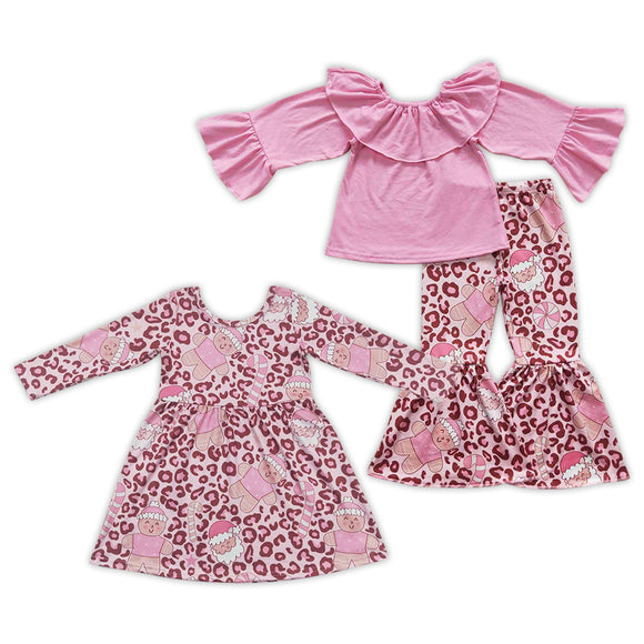 Christmas gingerbread pink  girls clothing