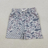 Matching Baby boys camo shorts outfits