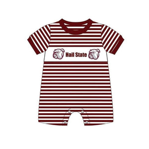 MOQ 3 custom style hail state romper