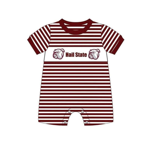 MOQ 3 custom style hail state romper