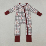 Matching Baby girls Thanksgiving turkey romper & pajamas clothing