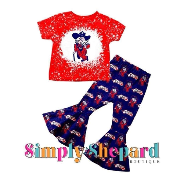 MOQ 3 custom style  Rebels milk silk girls set