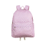 BA0245-- High quality Pink checkerboard backpack