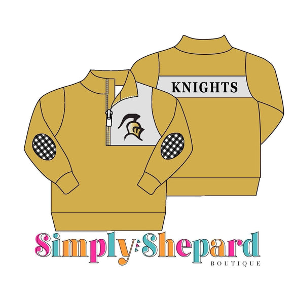 MOQ 3 custom style kids and adult KNIGHTS pullover