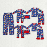 Christmas cartoon mose adult and kids pajamas