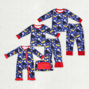 Christmas believe red kids pajamas