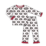 MOQ 3 custom style  Georgia girls pajamas