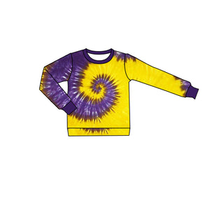 close time : 30 Sep custom style no moq purple and yellow top