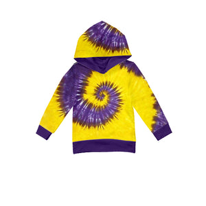 close time : 30 Sep custom style no moq purple and yellow hoodie
