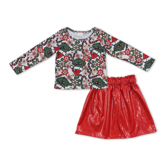 GLD0397-- Christmas cartoon candy girls outfits