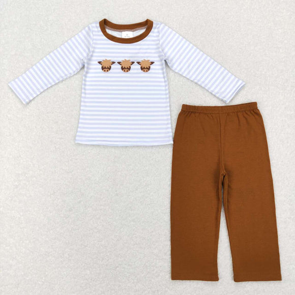 BLP0377---pre order long sleeve embroidery cow boy outfits
