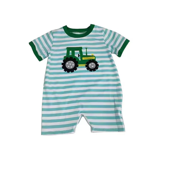 close time:May 8 custom style no moq tractor boy romper