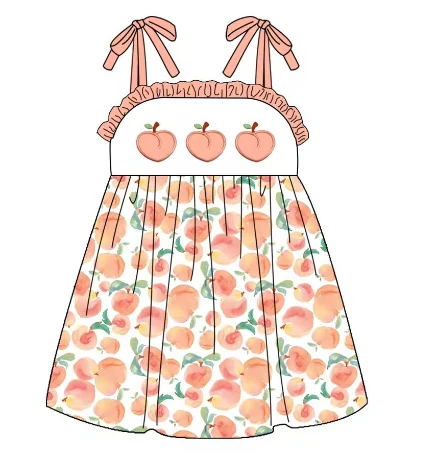 Deadline May 14 summer peach dress