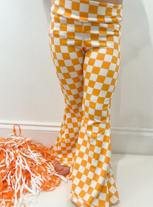 MOQ 3  Vols orange plaid pants