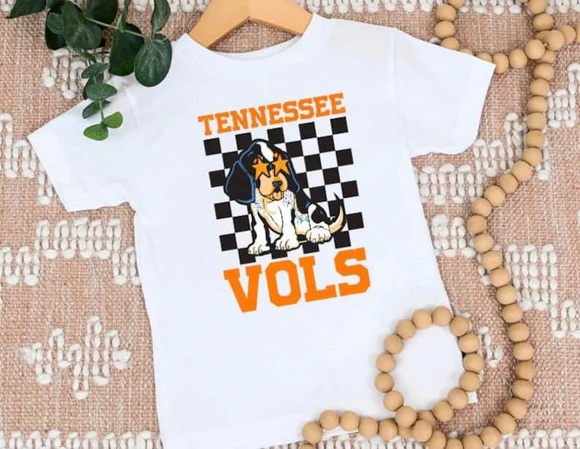 MOQ 3 custom style  Tennessee VOLS boy top