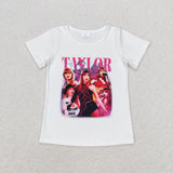 GT0604 short sleeves singer white top