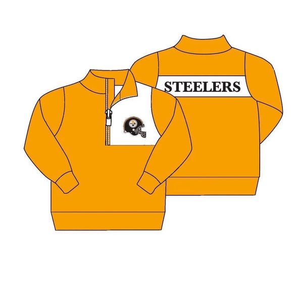 MOQ 3 custom style  STEELERS pullover