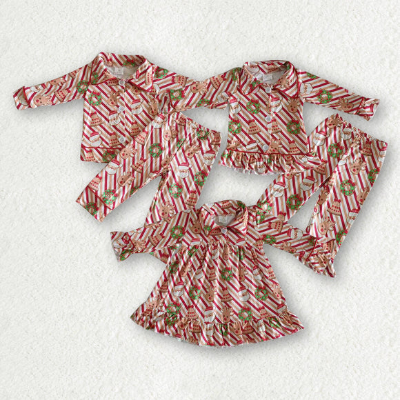 Matching Baby girls Christmas red clothing