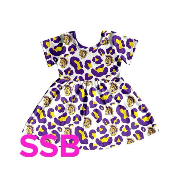 MOQ 3 custom style  Trojan milk silk dress