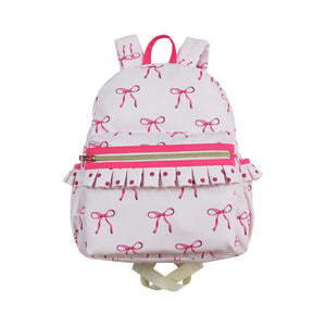 BA0233-- High quality bow pink backpack