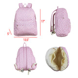 BA0245-- High quality Pink checkerboard backpack